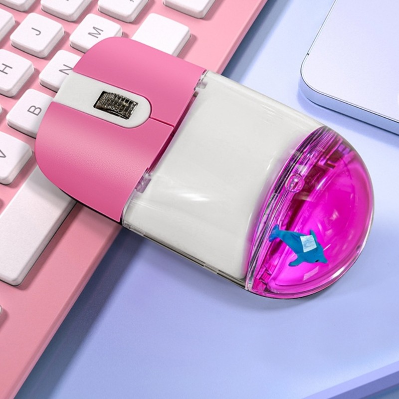 3C เมาส์ตุ๊กตามหาสมุทรที่ไม่ซ้ําใคร 2 เมาส์ออปติคอลที่รองรับบลูทูธ 4G สําหรับคอมพิวเตอร์ที่สนุกสนานแ