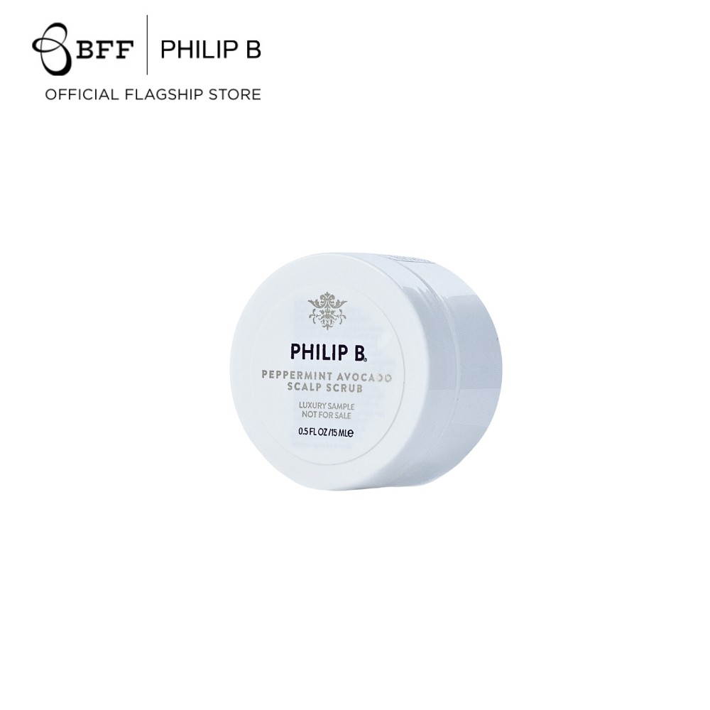 [แถมฟรี] Philip B - Peppermint Avocado Scalp Scrub 15 ml