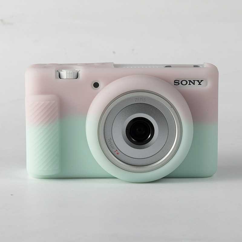 เหมาะสําหรับ Sony การ์ดสีดํา ZV1-F ZV1M2 ZV1 รุ่นที่สอง ZV1M2 ZV1F กระเป๋ากล้องซิลิโคนป้องกันกรณี