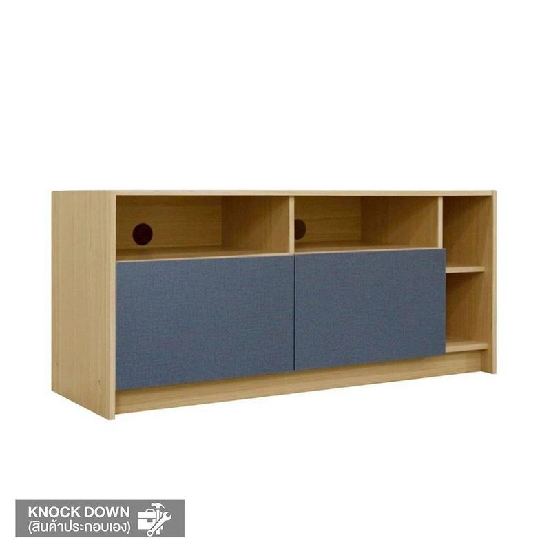 MOOVE ชั้นวางทีวี 120x40x60 สีไม้อ่อนบานเทา