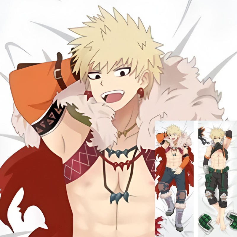 ญี่ปุ่นอะนิเมะ My Hero Academia Bakugou Katsuki Dakimakura Todoroki Shoto หมอน Boku No Hero Midoriya Izuku ปลอกหมอนอิง
