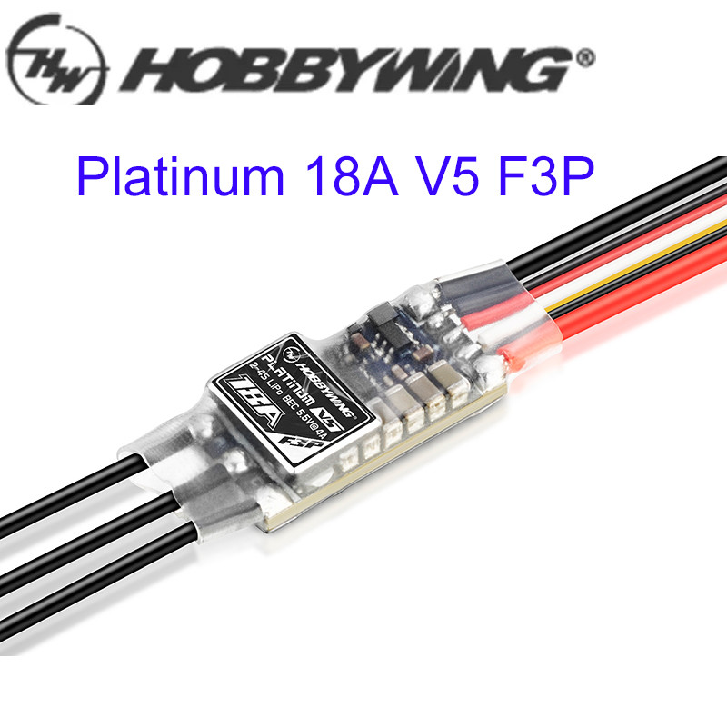 Hobbywing Platinum 18A V5 F3P ESC แบบไม่มีแปรง 2603 2604 มอเตอร์แบบไม่มีแปรงเหมาะสําหรับ 120g-320g F