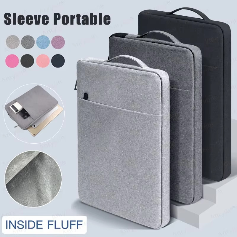[ส่งไว พร้อมส่ง] กระเป๋า ใส่ Notebook Tablet Laptop แท็บเล็ต แล็ปท็อป ขนาด 11 11.6 13.3 14 15.6 นิ้ว มีหูหิ้ว กันน้ำ