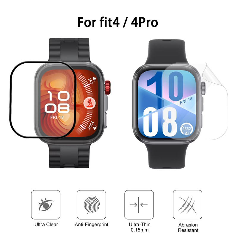 ป้องกันรอยขีดข่วน PMMA HD TPU Hydrogel ป้องกันหน้าจอสําหรับ Huawei Watch Fit 4 Fit4 Pro