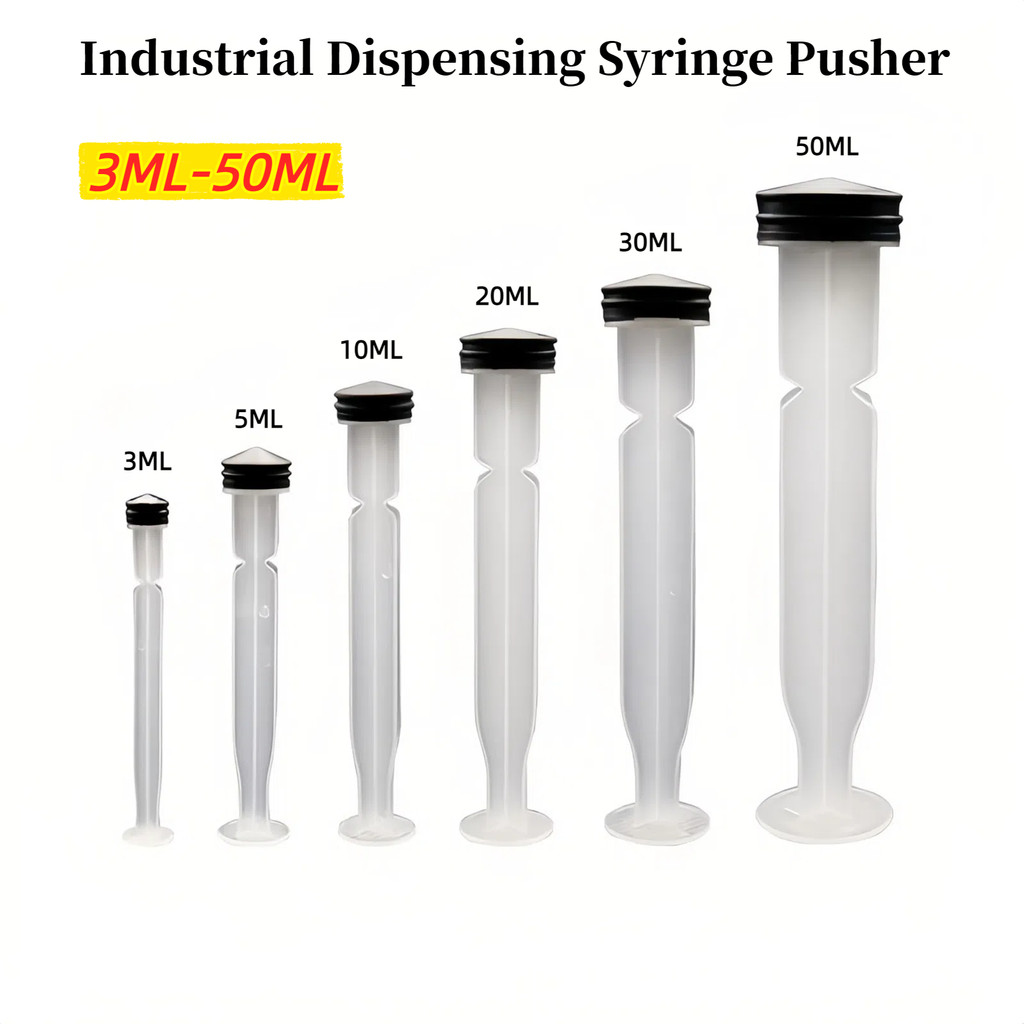 3ML-50ML อุตสาหกรรม Dispensing เข็มฉีดยา Push Rod, Hand Push Push Type Rod, Solder Paste พลาสติก Rod, การบัดกรีน้ํามัน 3ML 5ML 10ML 20ML 30ML 50ML