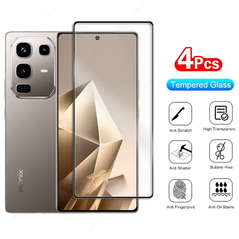ฟิล์มกระจกนิรภัยสําหรับ Infinix Note 50 Pro 4G/Note 50X 5G/Note 50 Pro Plus/Note 50 4G/Note 50S ฟิล์