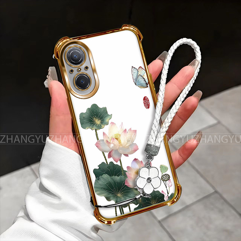 เคส Huawei Nova 9 se pro สําหรับซิลิโคนใหม่สี่มุมป้องกันการตก JXRY