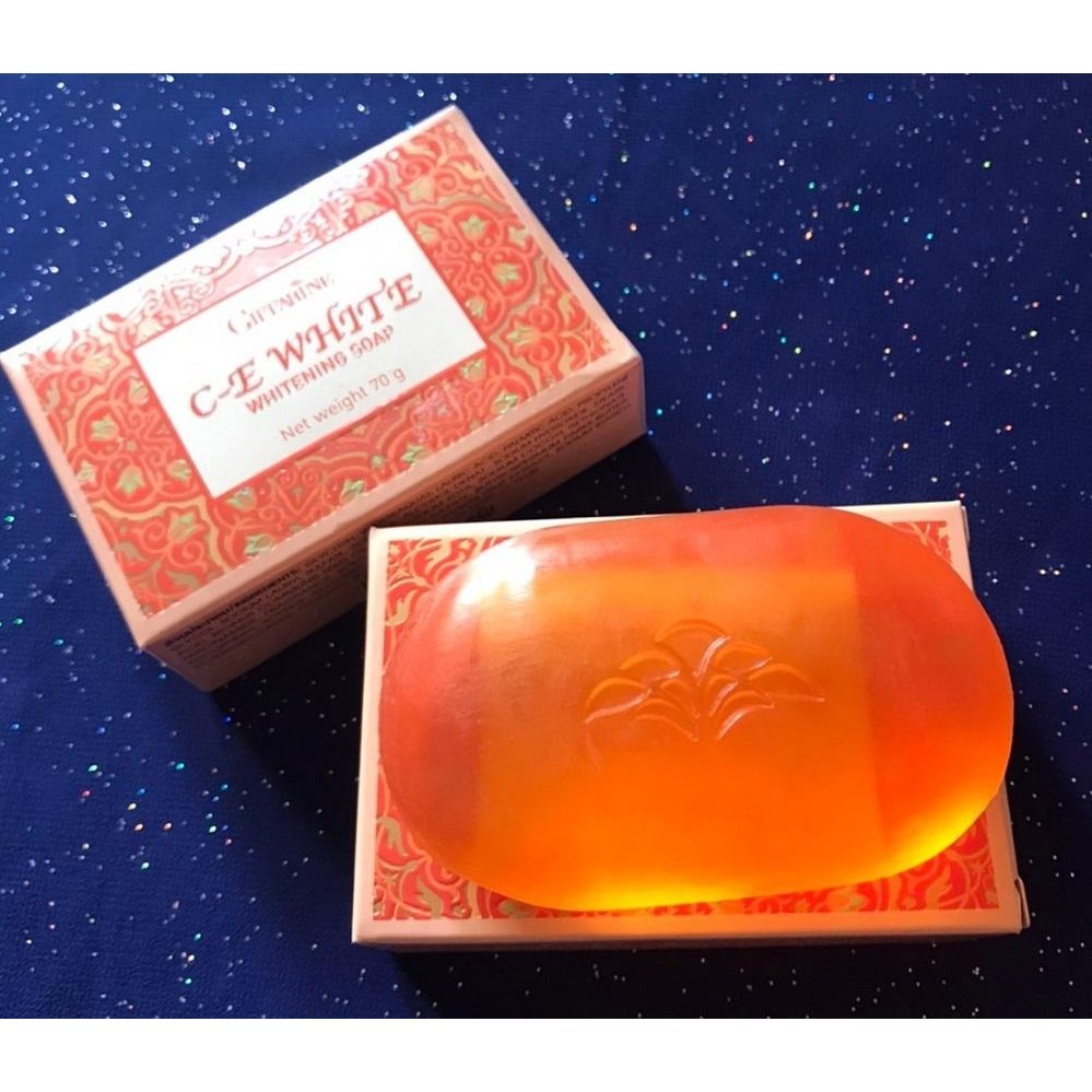 แท้ถูกชัวร์สบู่ กิฟฟารีน สบู่สบู่กลีเซอรีน สบู่มะละกอ  ผสมวิตามินซี และอี *84050*