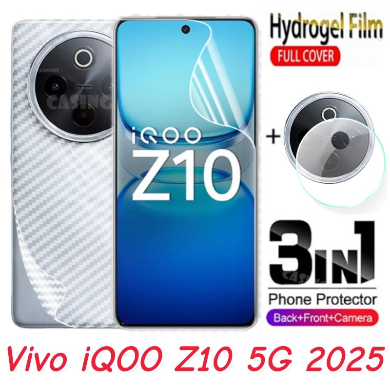 สําหรับVivo iQOO Z10 5G 2025 ด้านหน้าด้านหลังคลุมทั้งหมดป้องกันฟิล์มHydrogelสําหรับVivo iQOO Z10 iQO