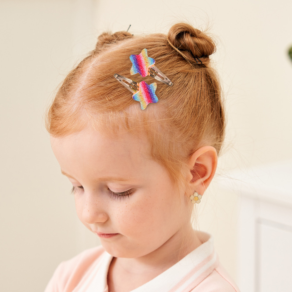 10/24 ชิ้นดอกไม้เงากระต่าย BB กิ๊บติดผมชุดสําหรับเด็กทารกน่ารัก Handmade Hairpins Barrettes Headwear เด็กอุปกรณ์เสริมผม - รูปที่ 2