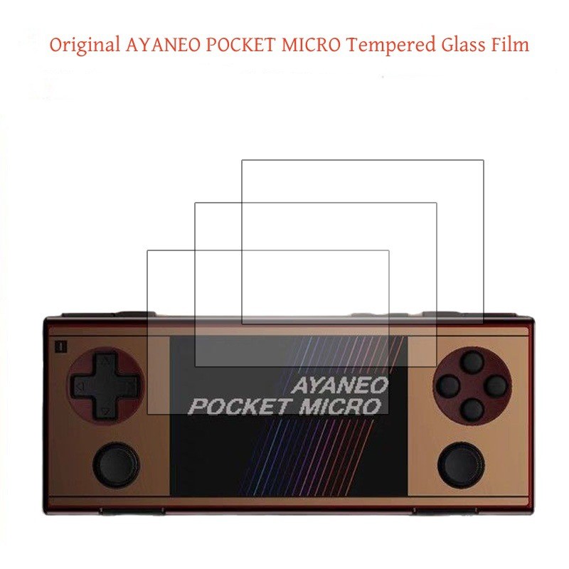 สําหรับ AYANEO Pocket Micro ฟิล์มกระจกนิรภัยปกป้องหน้าจอ 9H HD ฟิล์มนิรภัยสําหรับ AYANEO Pocket Clas