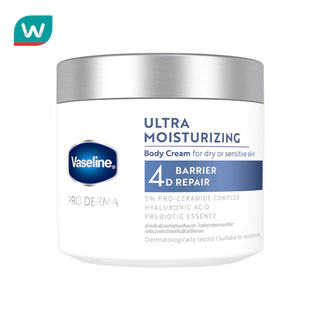 Vaseline วาสลีน โปร เดอร์มา อัลตรา มอยซ์เจอร์ไรซิ่ง บอดี้ ครีม4 360 กรัม