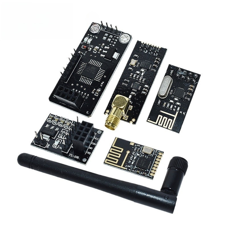 NRF24L01+ 2.4G โมดูลส่งข้อมูลไร้สาย 2.4GHz NRF24L01 รุ่นอัพเกรด NRF24L01 + PA + LNA 1000 เมตรสําหรับ