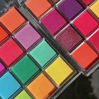 ผงออมเบรย์ สีทำเล็บ 16 สี โทนสดใส แคนดี้ พาเลทไล่สีเล็บ ผงทำออมเบรย์เล็บ