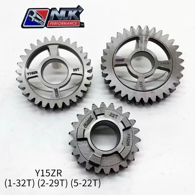 NLK RACING PERFORMANCE GEARBOX กล่อง Y15ZR Y15Z Y15 1 32T 32 , 2 29T 29 , 5 22T 22 กล่องเกียร์ GEARB