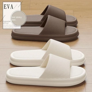 Icy.Sport รองเท้าแตะแบบหนา, รองเท้าชายหาดพื้นนุ่มกันลื่น, รองเท้าบ้าน EVA X069