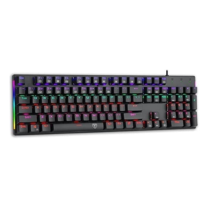 T-Dagger NAXOS T-TGK310 คีย์บอร์ดแบบกลไกพร้อม Oemetu Blue