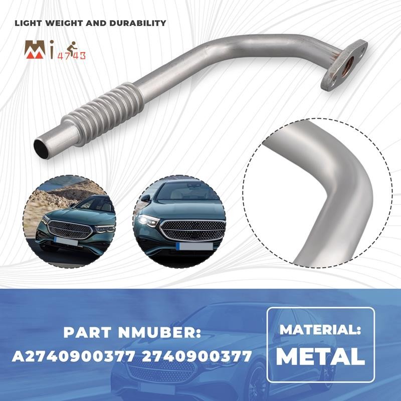 Mi4743A2740900377 2740900377 Turbocharger Turbo Oil Return Pipe Line Hose สําหรับ - C-W205 E-W212 W2
