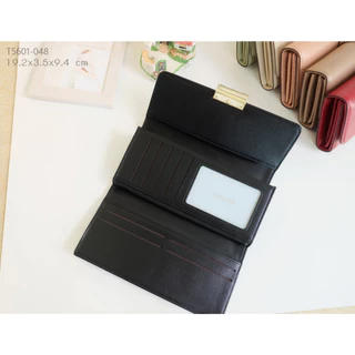 Chicbag [พร้อมส่งในไทย] กระเป๋าสตางค์ยาว3พับ พร้อมส่งในไทย No.T-5601-048 แบรนด์แท้Classic&Modern