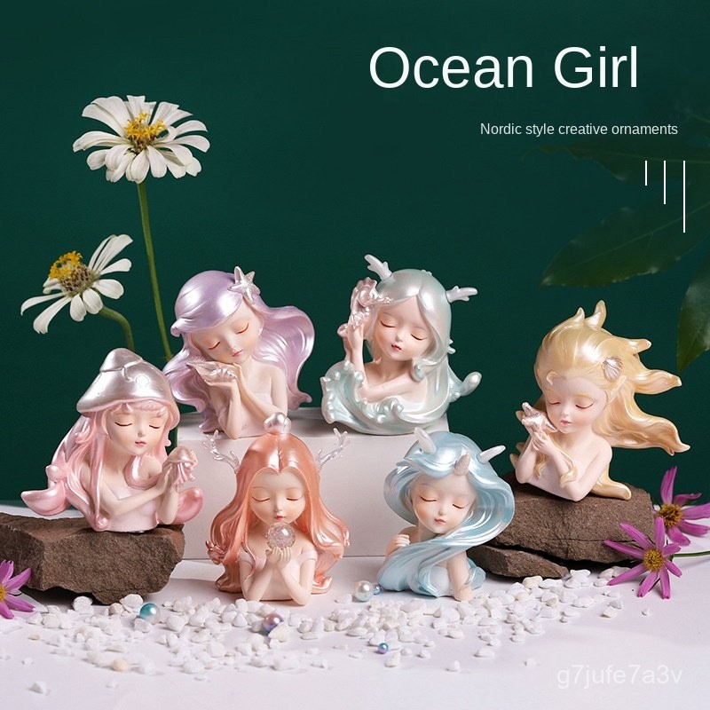 Mermaid Landscape Aquarium Decoration Ocean Girl Accessories Aquarium miniature landscape decoration