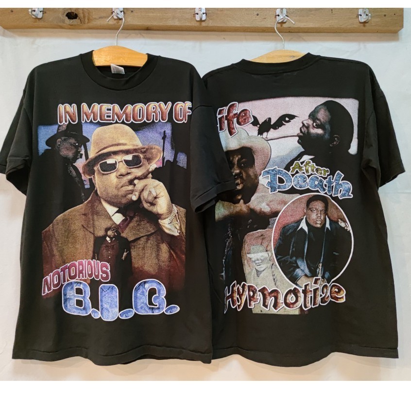 [biggie] Small in Memory of Notorous Papper Tshirt / Baju Microfiber Jersi / Tshirt Jersey