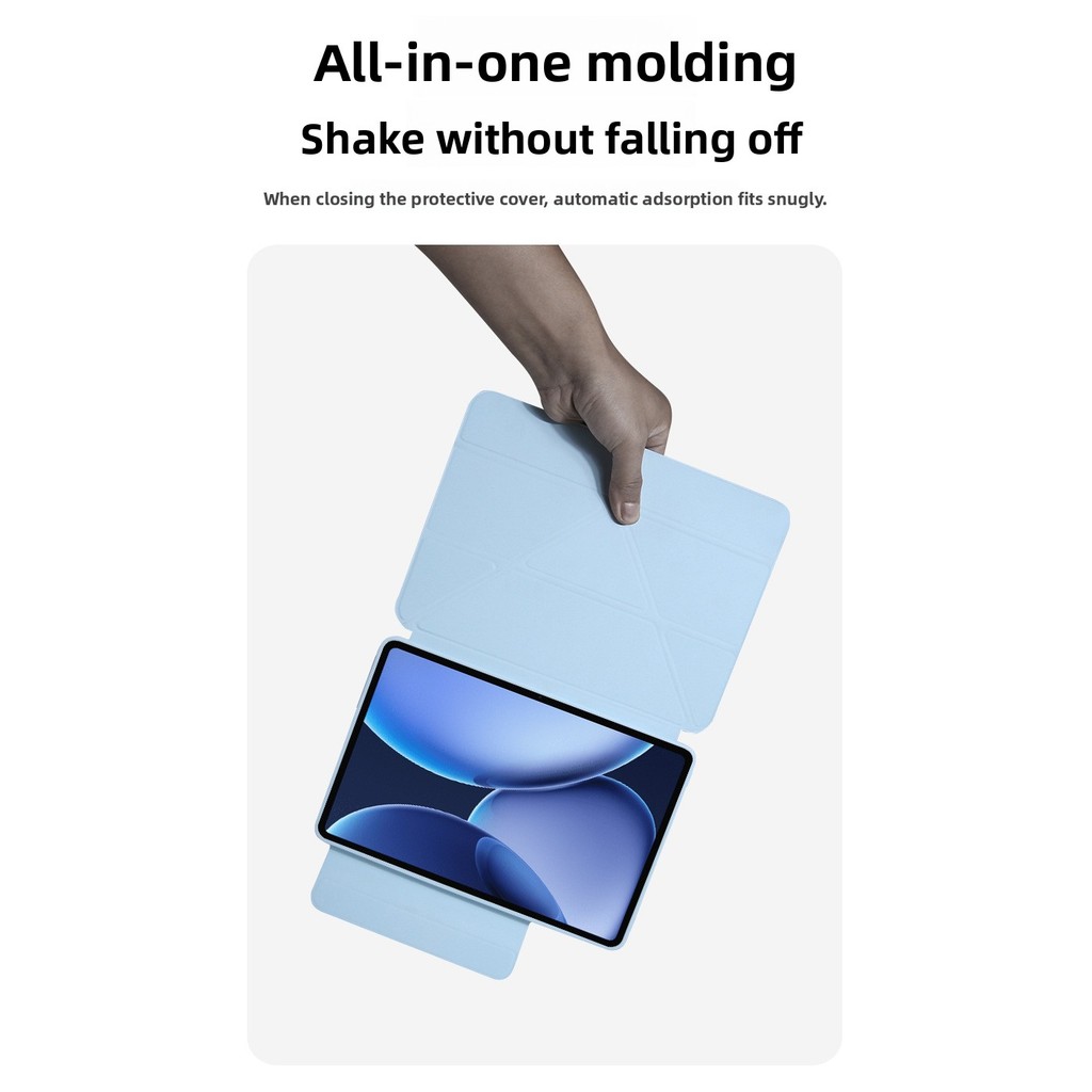 2025 ใหม่สําหรับ OPPO Pad SE Pad4 Pro Pad3 Pro Pad3/Pad2 Pad Air2/Neo Pad Air Pad11 OnePlus Pad 3/2 Pro Pad Pro12.1 Pad Go 3 + Y พับแม่เหล็กหัวเข็มขัด TPU ป้องกันหนัง ราคา ถูกที่สุด ดีลบีเคเค แกลเลอรีภาพที่ 6