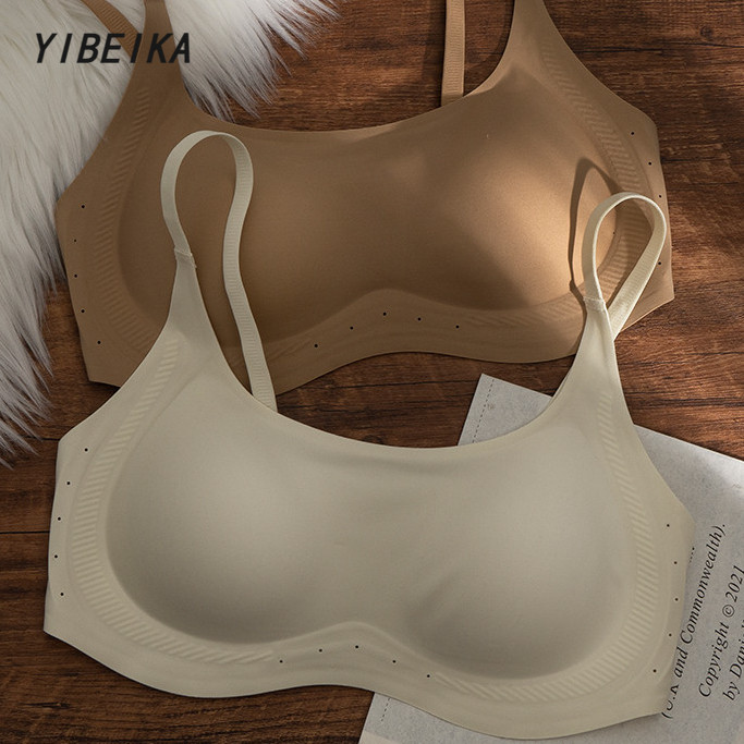 เจลลี่บรา ดันทรง น่ารัก ไม่มีขอบล้อ การสนับสนุนแบบนุ่มนวล3D