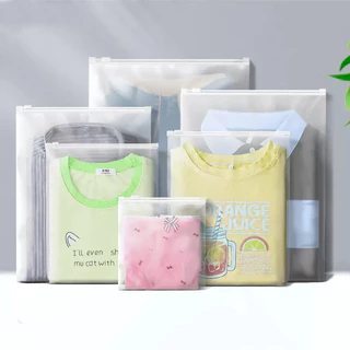 ถุงพลาสติกซิปล็อคขนาดใหญ่ /ถุงซิปใส ใส่เสื้อผ้า สำหรับเดินทาง