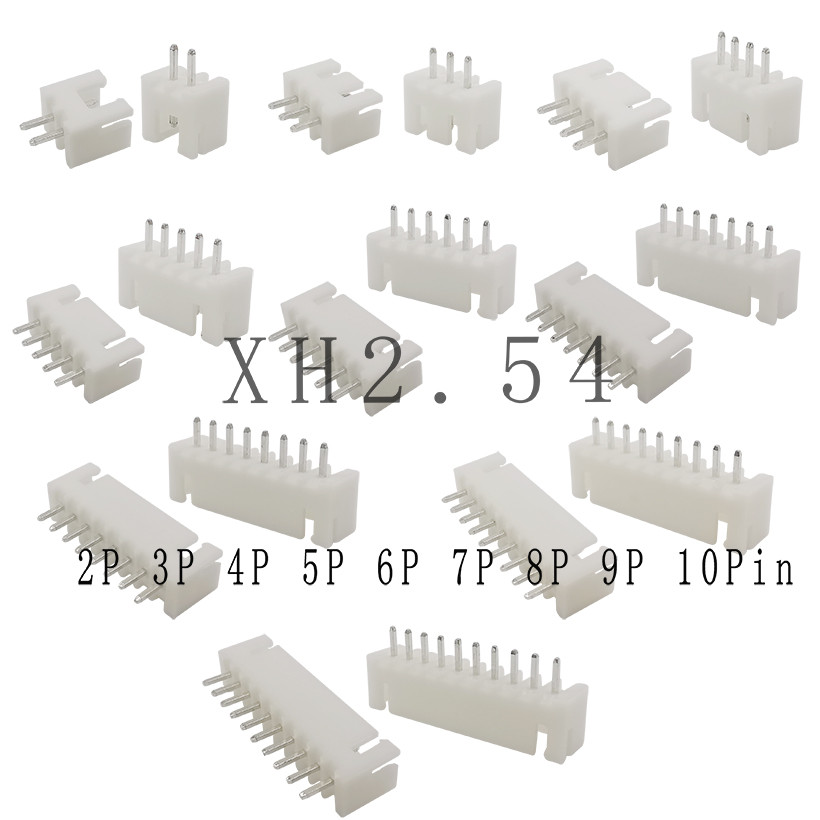 5/10pcs XH2.54 2.54 มม.Pitch Pin Header ตัวเชื่อมต่อ JST XH2.54 2P-10Pin ชายตรง Pin 11P 12P 13P 14P 15P 16P ตรง Pin หญิงสําหรับ PCB