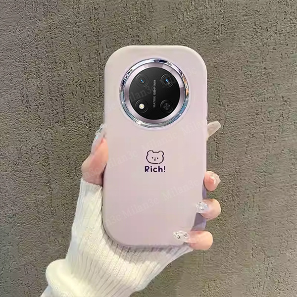 เคส Honor X9D X9C X9B 5G เคส Honor 200 เคส Honor 200 Pro เคสมือถือลายการ์ตูนหมีน่ารัก TPU กันกระแทกแ