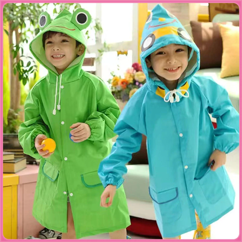 🌧️พร้อมส่งจากกทม☔️ เสื้อกันฝนเด็กลายการ์ตูนน่ารัก เนื้อผ้าหนา เสื้อกันฝน