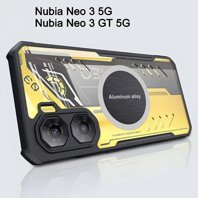 ปลอกโปร่งใสสําหรับ Nubia Neo 3 GT 5G กรณีกระจายความร้อนป้องกัน Anti Drop Esports สําหรับ ZTE Nubia N