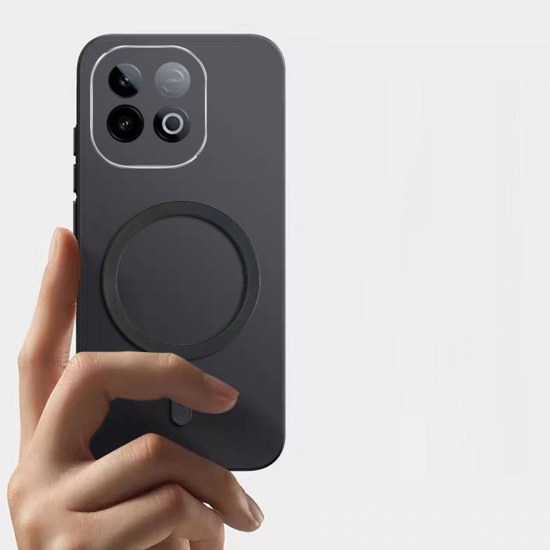 สําหรับ VIVO iQOO Z10 Turbo 5G V2452A / Z10 Turbo Pro V2453A พร้อมสติกเกอร์ชาร์จไร้สายกันกระแทกเคสโท