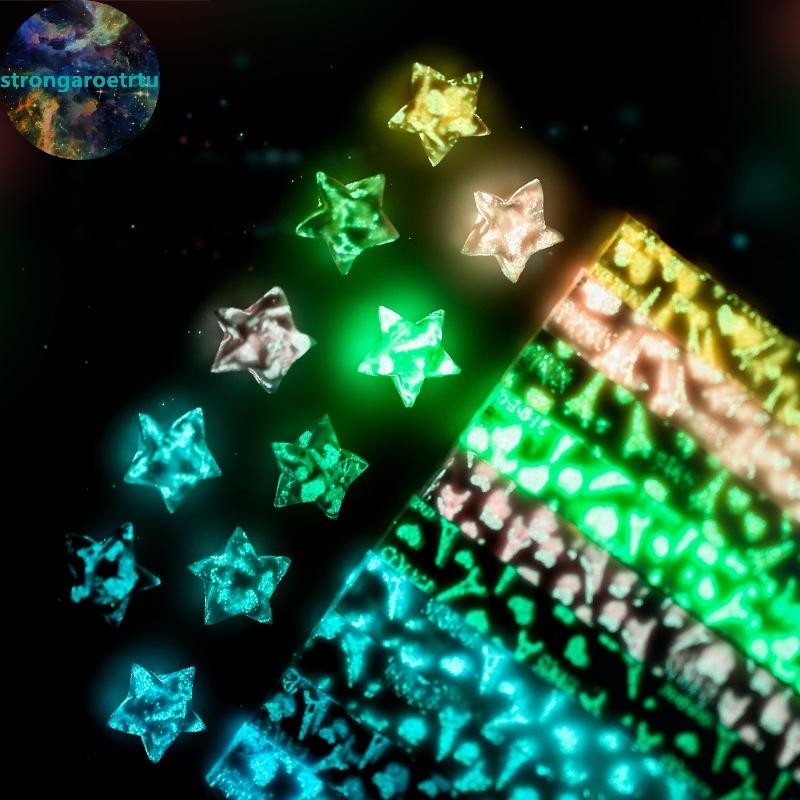 Strongaroetrtu 210 แผ่น Origami กระดาษดาวน่ารักพับกระดาษ Lucky Star Origami Star แถบกระดาษสําหรับ DIY มือกระดาษศิลปะหัตถกรรม TH - รูปที่ 4