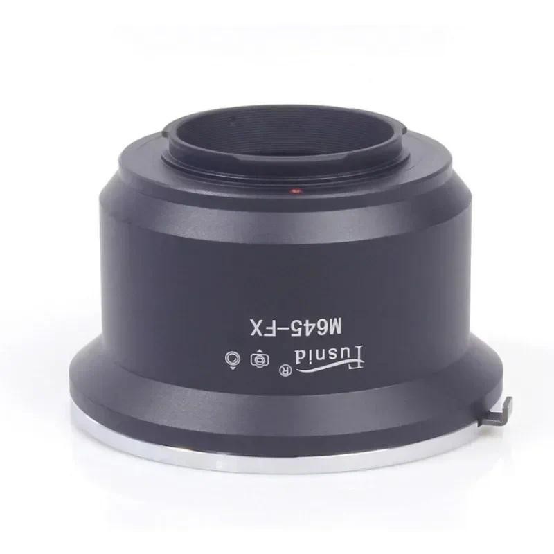 M645-FX อะแดปเตอร์แหวนสําหรับ Mamiya 645 m645 เลนส์ Fujifilm fuji X-E3/XH1/X-M1/XA2/XA7/XT1 xt2 xt10