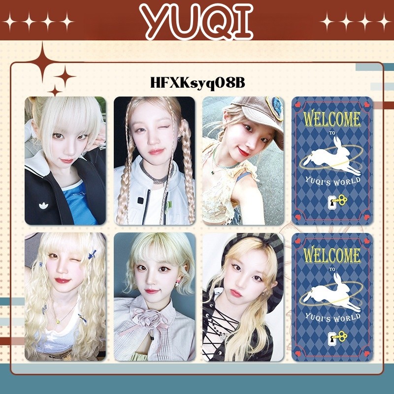 2-7 ชิ้น/เซ็ต I-DLE 7th Anniversary Lomo Card Mini อัลบั้ม I Sway Makestar YUQI YUQ1 Raster การ์ด Ph