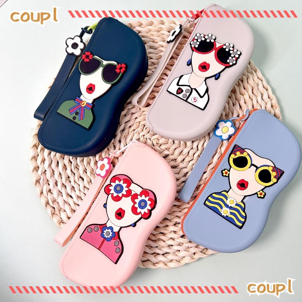 กระเป๋าใส่แว่นตา คูปล์, กระเป๋าใส่สิ่งของขนาดเล็กซิลิโคนกันน้ํา, กระเป๋าใส่เหรียญมัลติฟังก์ชั่นกันฝุ่นแบบพกพา