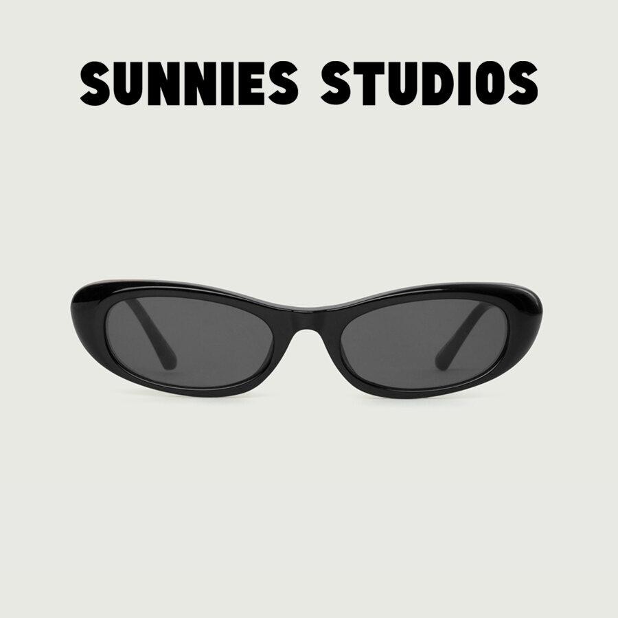 SUNNIES STUDIOS - แว่นกันแดดตาแมวเที่ยงคืนหมึกบาง - 60363RP-1
