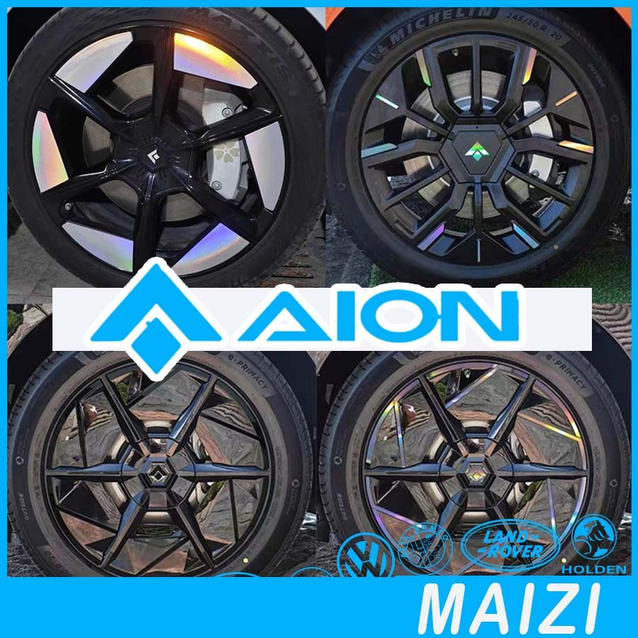 [พร้อม] สติ๊กเกอร์ล้อรถ HYPTEC HT สติ๊กเกอร์ยาง สติ๊กเกอร์รถดัดแปลง AION HYPTEC HT ชุดแต่งรถ อุปกรณ์ตกแต่งรถ HYPER HT EJBC
