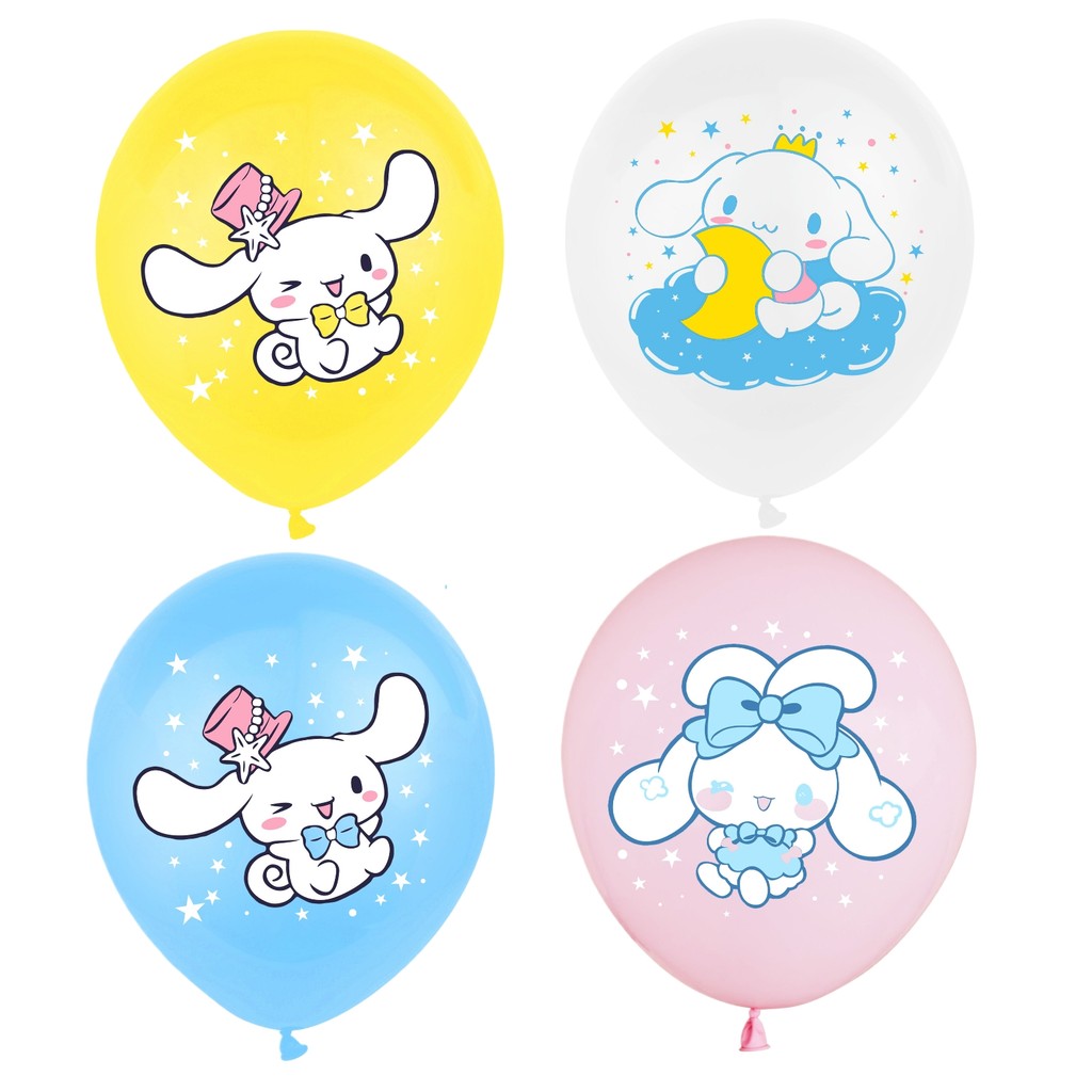 10/12 ชิ้น Cinnamoroll Balloon Decor ชุด – เหมาะสําหรับสาวs Birthday Party, เด็ก Birthday Party & Co