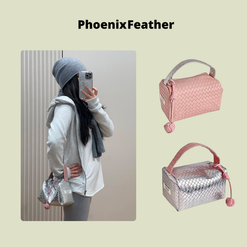 Phoenix Feather  กระเป๋าเครื่องสำอางกันน้ำขนาดใหญ่ กระเป๋าเดินทางแฟชั่น