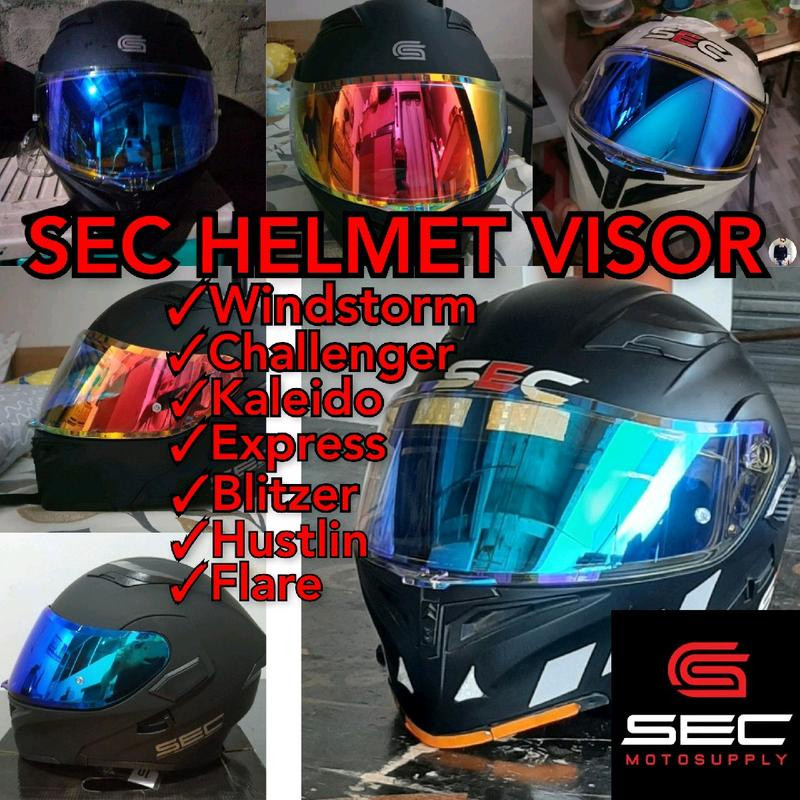 เลนส์หมวกกันน็อค2025NEWSEC Fit to Windstorm , Challenger , Blitzer , Flare , Hustlin