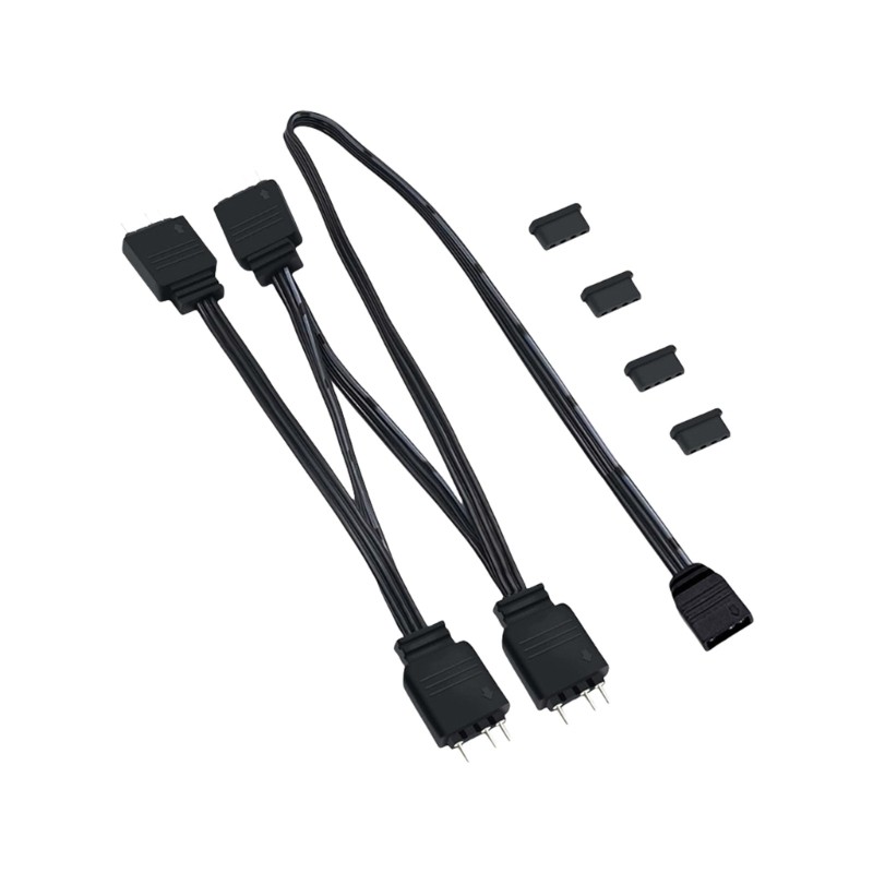 CRE ยืดหยุ่น ARGB Splitter สายไฟ ARGB Splitter สาย 5V 3Pin ARGB 1 หญิง