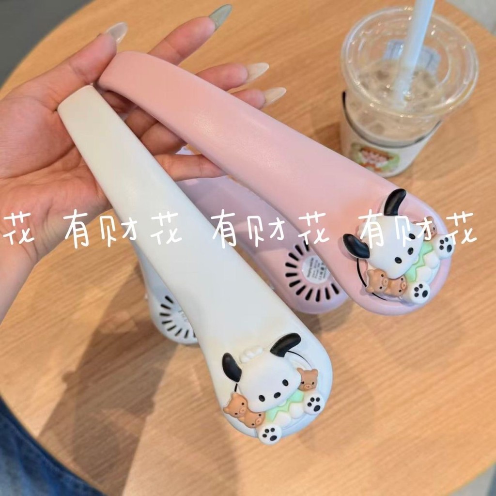 挂脖帕恰狗风扇便携式小型静音懒人学生专用的挂颈脖挂式无叶充电Hanging Neck Pacha Dog Fan Portable Small Silent Lazys7nqd54u2019th202