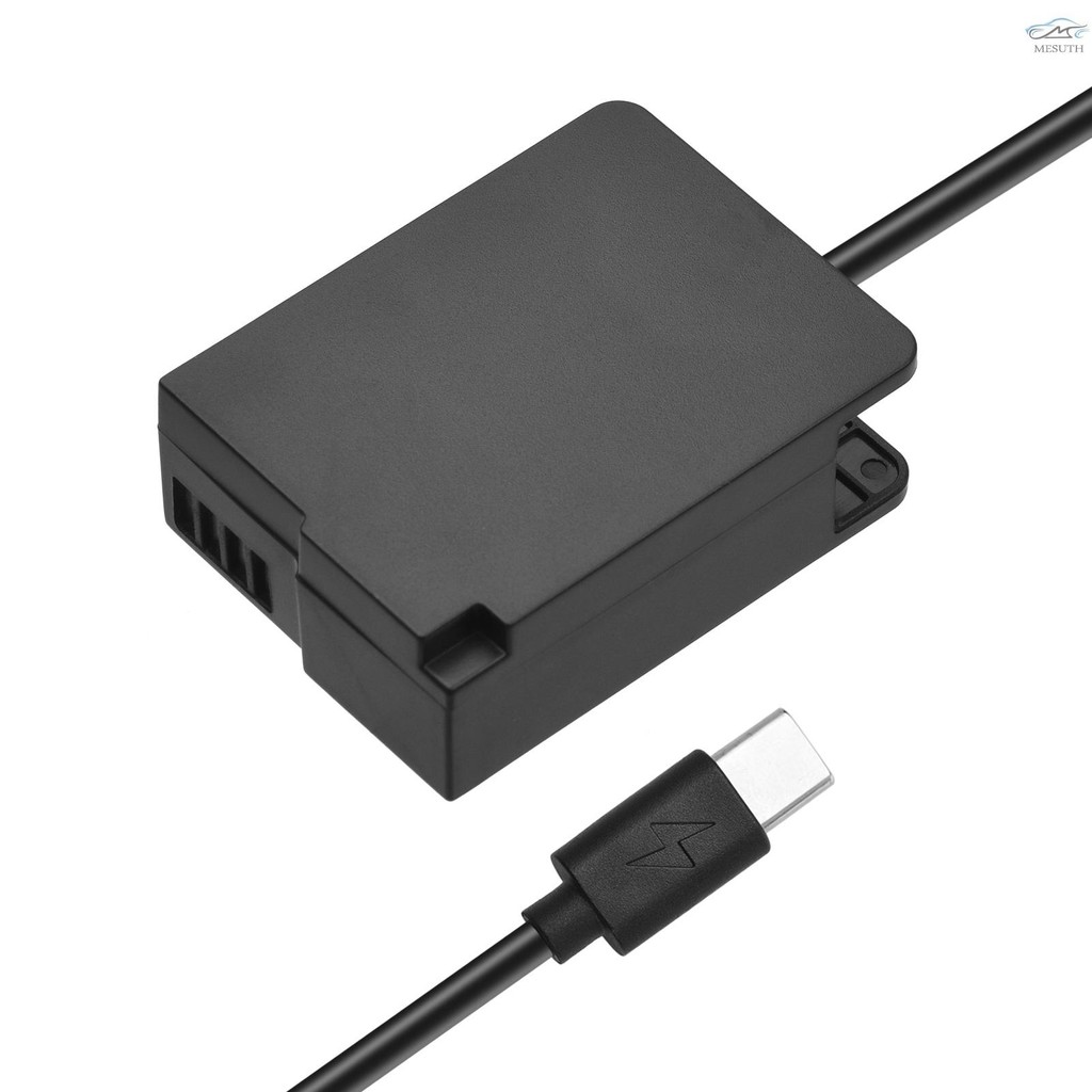 Fast Delivery Andoer DMW-DCC8 Dummy แบตเตอรี่ USB-C Coupler อะแดปเตอร์ BLC12 Dummy แบตเตอรี่ Coupler