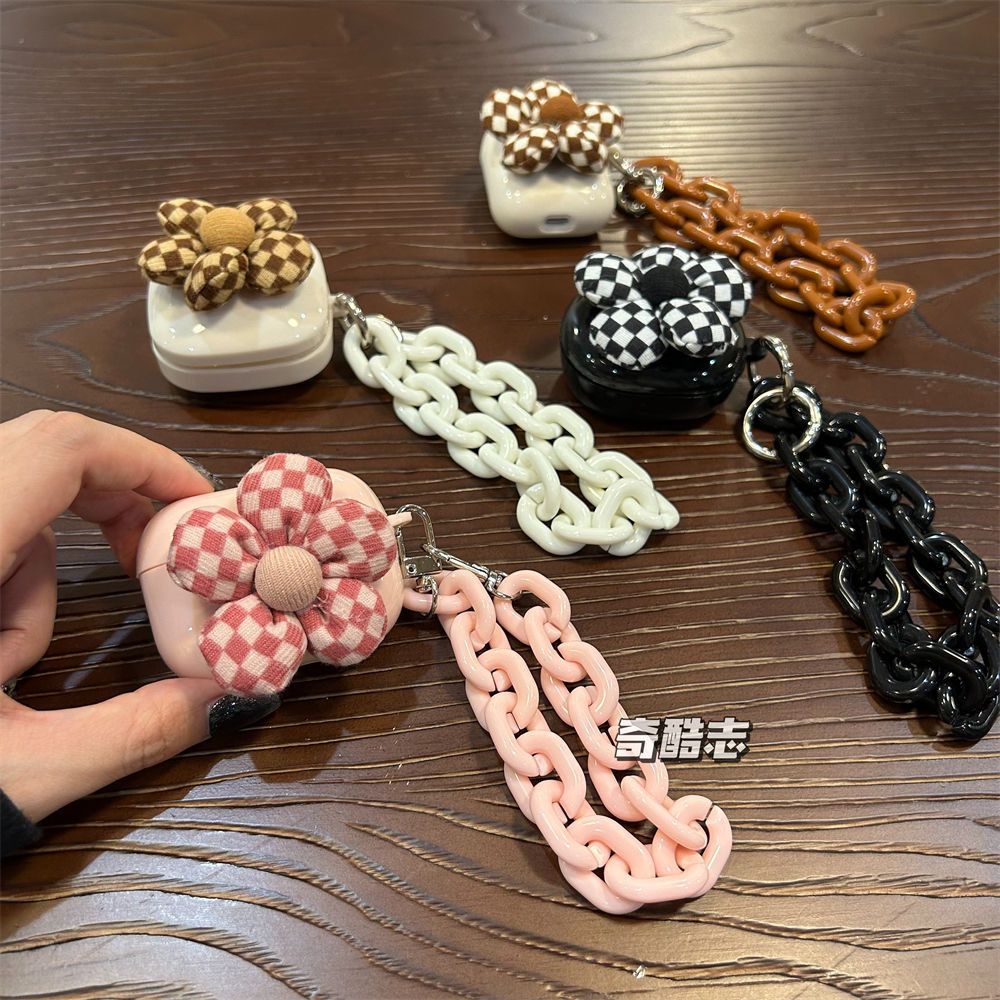 ดอกไม้ตาข่ายเหมาะสําหรับ Lenovo Lenovo EA110 Girl Heart เคสหูฟัง lp2pro น่ารักสีชมพูกันกระแทก l