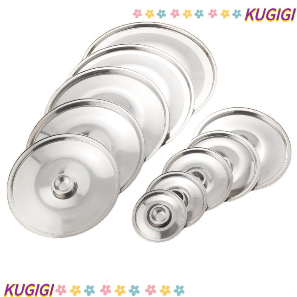 KUGIGI ฝาปิดหม้อ, ข้นสแตนเลสฝาหม้อกลม, 10-24 ซม. Universal เปลี่ยนฝาปิดซอสอุปกรณ์ครัว