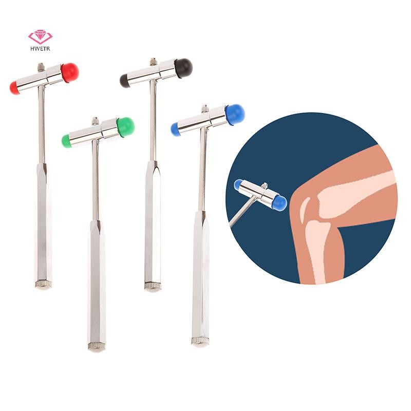 HWETR 1 ชิ้น Double-Headed Neurrological Massager ค้อน Reflex Percussion ค้อน Reflex Hammer ใหม่