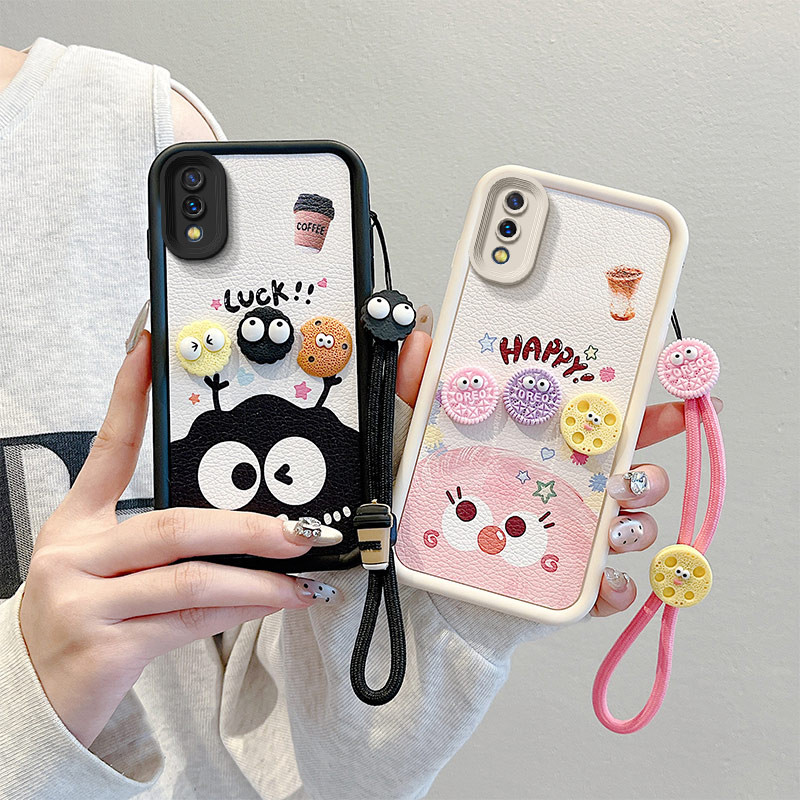 เคส Vivo Y93 เคส Vivo Y91c เคส Vivo Y1s เคส Vivo Y93s เคสใช้งานร่วมกับ Labubu Capybara รูปแบบน่ารักน