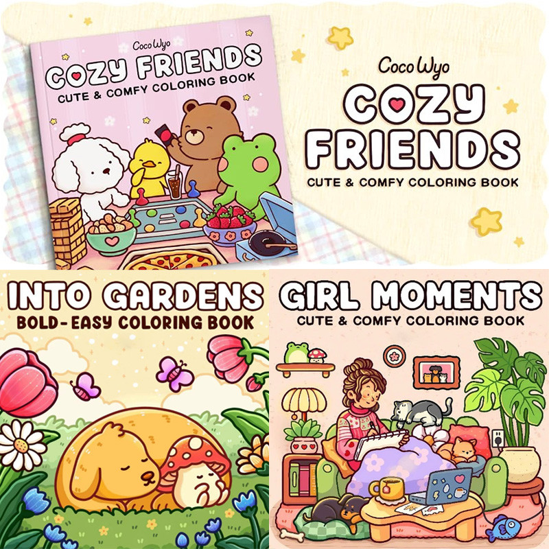 พร้อมจัดส่ง หนังสือ Doodle สมุดระบายสี ธีมที่แตกต่างกัน น่าสนใจมาก 40 coloring pages